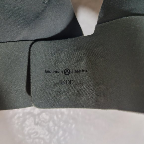 Olive Lululemon Seamless Sports Bra - Picture 3 of 4